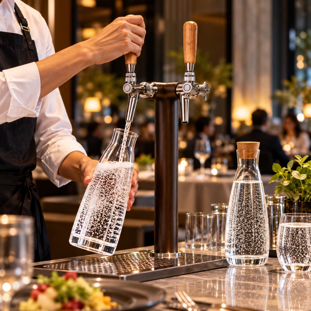 餐飲業氣泡水機導入指南｜從進口瓶裝水走向現場製水系統